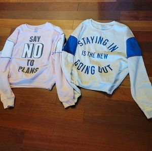 2 nwot sweatshirts